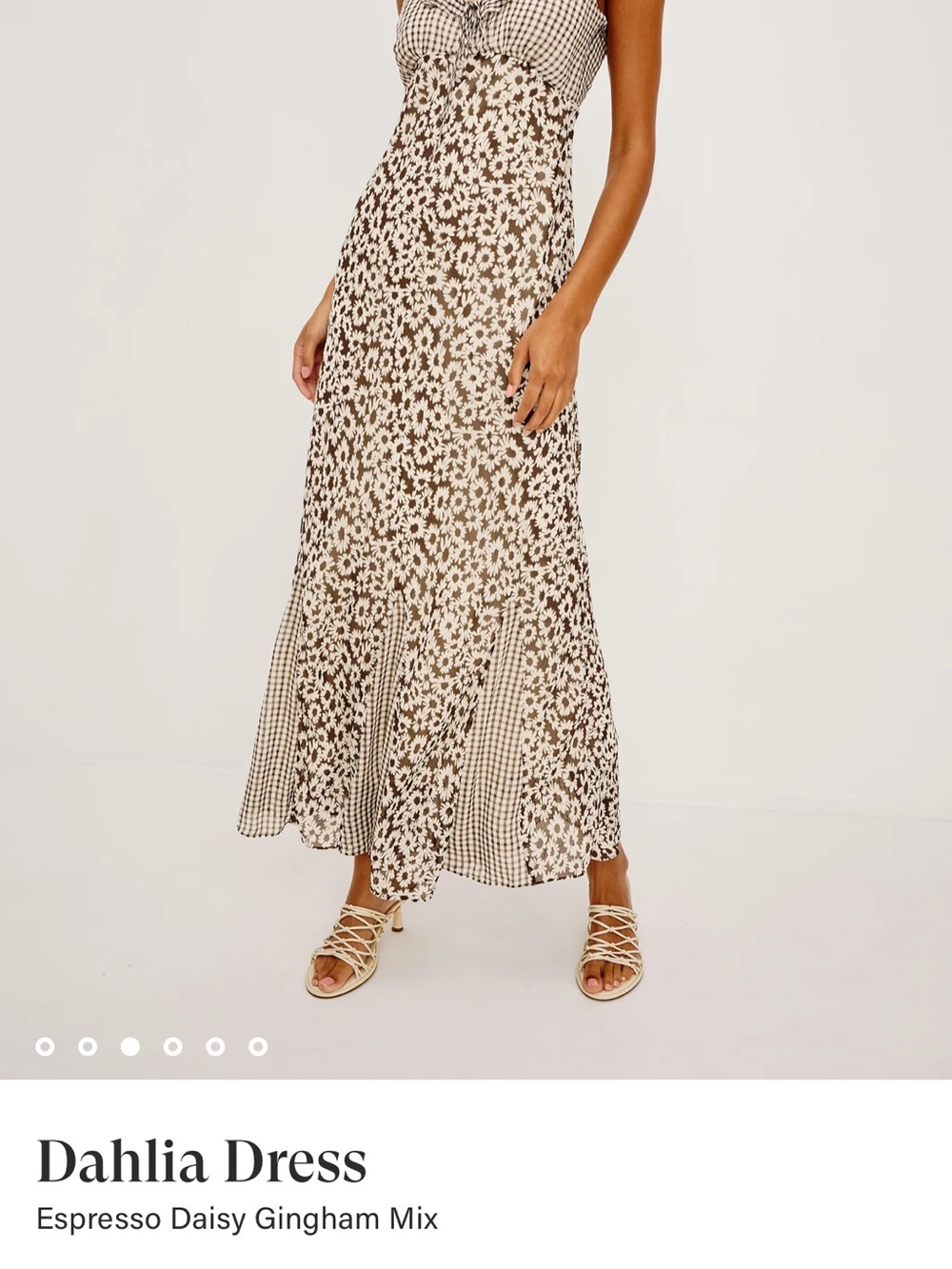Rails Espresso and Cream Mixed Print Maxi Dress - Picture 1 of 4